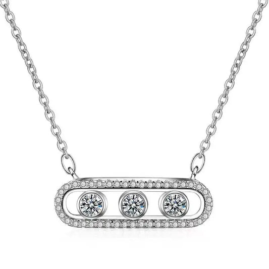 "DICEY" Sterling Silver Necklace
