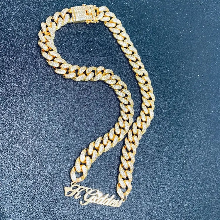 Sarai Cuban necklace (CUSTOM)